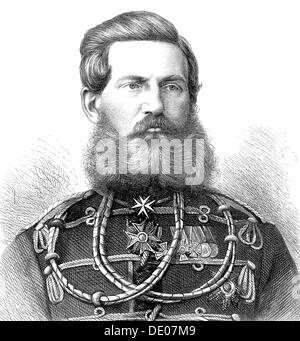 Crown Prince Frederick William of Prussia, 1870.  Artist: Anon Stock Photo