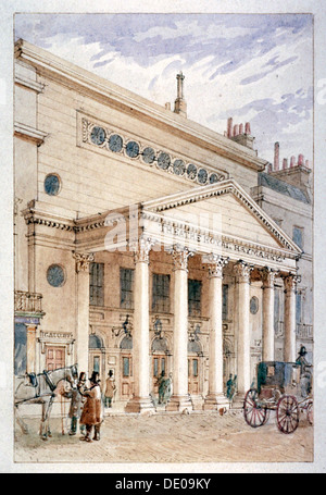 The Theatre Royal, Haymarket, Westminster, London, c1840. Artist: James Findlay