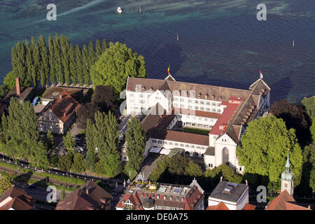 Aerial view, a former Dominican monastery, now an island hotel in Konstanz, Konstanz district, Baden-Wuerttemberg Stock Photo