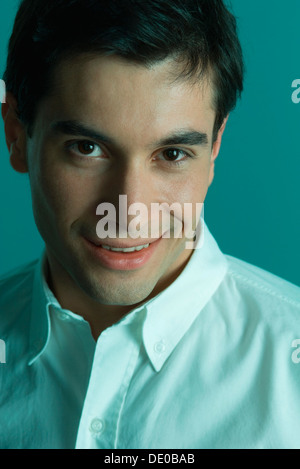 Man smiling, portrait Stock Photo