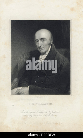 William Hyde Wollaston, English Chemist and Physicist Stock Photo ...