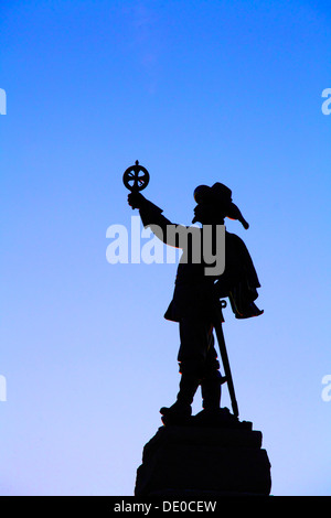 Canada, Ontario, Ottawa, Samuel de Champlain statue, Stock Photo