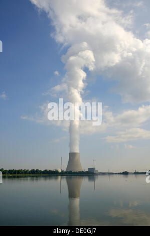 Isar I Nuclear Power Plant in Landshut, Lower Bavaria, Bavaria Stock Photo