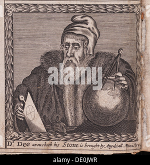 John Dee (From: The order of the Inspirati), 1659. Artist: Anonymous Stock Photo