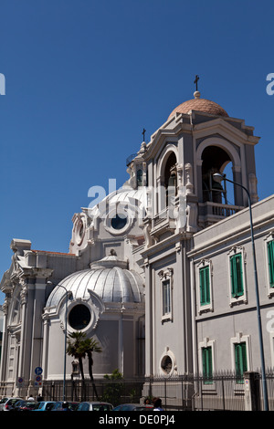 Our Lady of Mount Caramel Church (Chiesa del Carmine) in Messina in the province of Messina, Sicily. Stock Photo