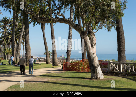 Palisades Park in Santa Monica, California. Stock Photo