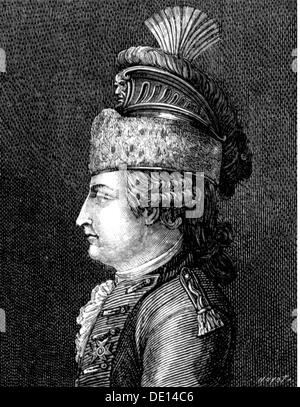 military, France, army, cavalry, officer of the dragoons, 2nd half 18th century, portrait, after contemporary copper engraving, armed forces, soldiers, soldier, uniform, uniforms, headpiece, headpieces, leather helmet, Kingdom of France, Ancien regime, people, man, men, male, insignia of rank, badge of rank, epaulette, shoulder strap, epaulettes, shoulder straps, army, armies, cavalry, cavalries, officer, officers, historic, historical, Artist's Copyright has not to be cleared Stock Photo