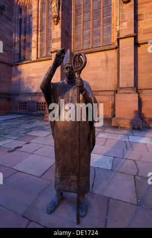 Statue, Bishop Burchard of Worms, Worms Cathedral, built between 1130 ...