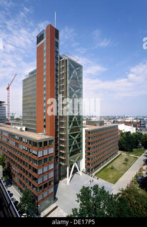 Office building 'Atlantic Haus', Hamburg Stock Photo