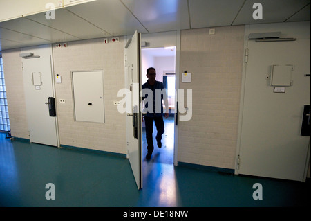 Holland-Scheveningen. 15-05-12. A man leaving prison. Stock Photo