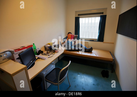 Holland-Scheveningen. 15-05-12. A man in prison. Stock Photo