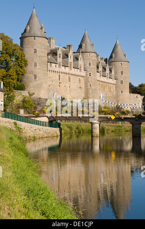 Chateau de Josselin, Brittany, France Stock Photo