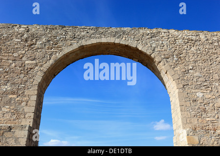 Cyprus, Larnaca, Larnaca, Kamares Aqueduct, built of 1746-1750, public building of the Turkish era Stock Photo