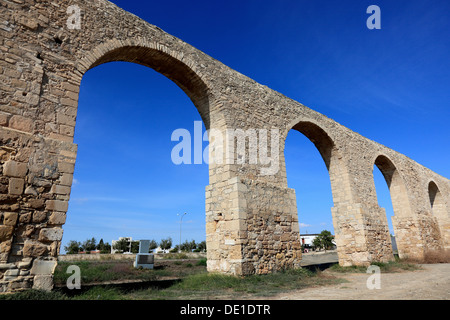 Cyprus, Larnaca, Larnaca, Kamares Aqueduct, built of 1746-1750, public building of the Turkish era Stock Photo