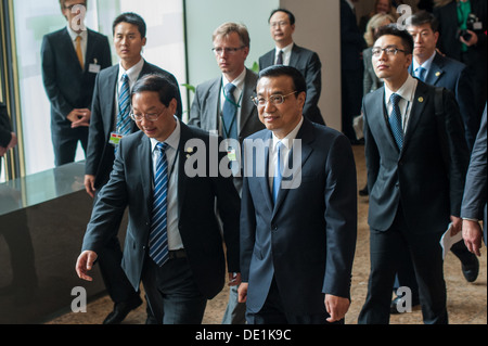 Berlin, Germany, China's Prime Minister Li Keqiang Stock Photo