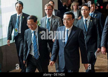 Berlin, Germany, China's Prime Minister Li Keqiang Stock Photo