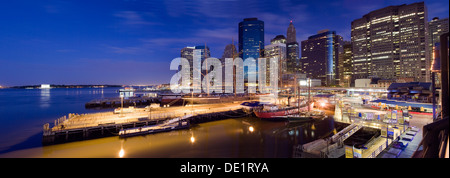 South Street Seaport, Pier 17 New York, NY, USA Stock Photo