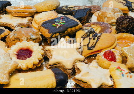 Homemade Christmas cookies, Bavaria Stock Photo