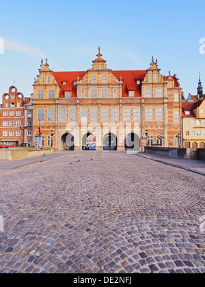 Green Gate - Zielona Brama in a city of Gdansk, Poland Stock Photo