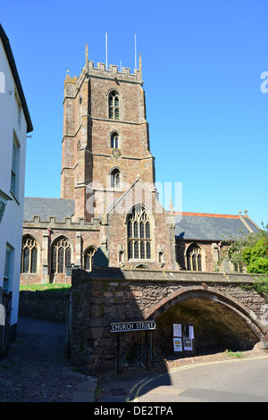 St George's Church, Church Street, Dunster, Somerset, England, United Kingdom Stock Photo