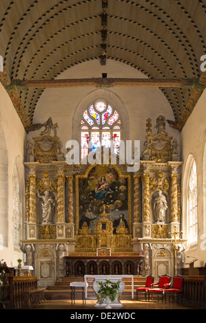 Church of Notre Dame de Croas Batz, Roscoff, Brittany, France Stock Photo