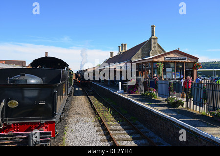 West Somerset Railway, Minehead Station, Minehead, Somerset, England, United Kingdom Stock Photo