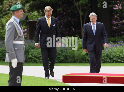 Berlin, Germany, the Netherlands' first visit Koenig pair Stock Photo