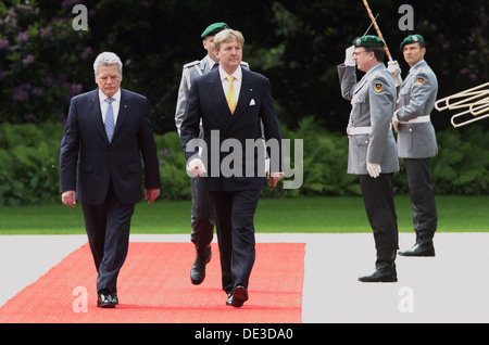 Berlin, Germany, the Netherlands' first visit Koenig pair Stock Photo