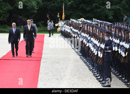 Berlin, Germany, the Netherlands' first visit Koenig pair Stock Photo