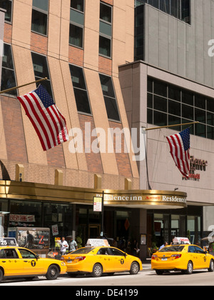 Residence Inn by Marriott Hotel Facade in New York City Stock Photo