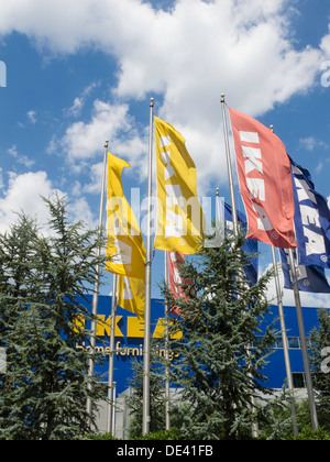 IKEA Swedish Retail Store Exterior, Stoughton, NA Stock Photo