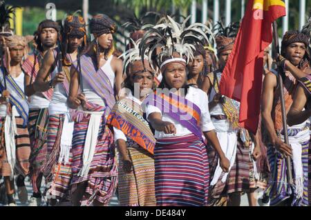 Dili (East Timor): Mauberes, East-Timorese people in traditional ...