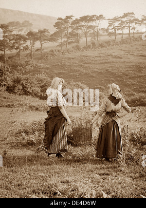 Rural Idyll Victorian period Stock Photo