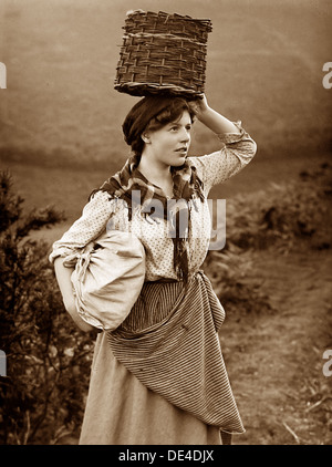 Rural Idyll Victorian period Stock Photo