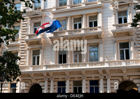 Supreme Court of the Republic of Croatia, Zagreb, Croatia Stock Photo