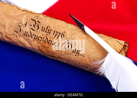 july 4 1776 Independence Day Stock Photo