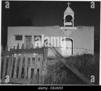 Taos County, New Mexico. Small church north of Taos. This church has not been used for about three . . . 521959 Stock Photo