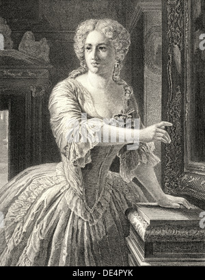 Amalia von Edelreich, Figur aus dem Drama 'Die Räuber', von Johann Christoph Friedrich von Schiller, 1759 - 1805, ein deutschsprachiger Dichter, Philo Stock Photo