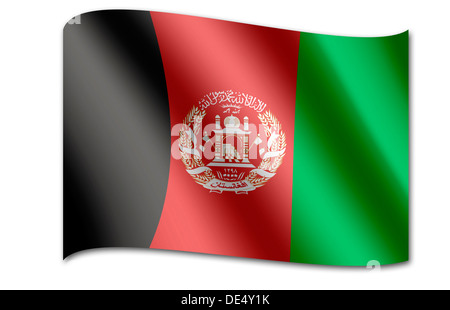 Flag of Afghanistan Stock Photo - Alamy