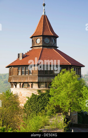 Dicker Turm tower at Esslinger Burg castle, Esslingen am Neckar, Baden-Wuerttemberg Stock Photo