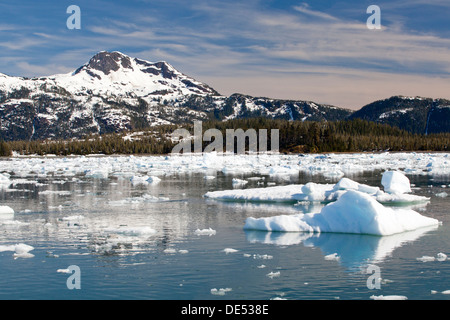 Glacier Columbia, Prince William Sound, Alaska, U.S.A. Stock Photo