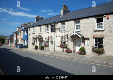 The Farmers arms, a traditional pub located on goat street, in the smallest city in Britain, St david's, west Wales, UK. Stock Photo