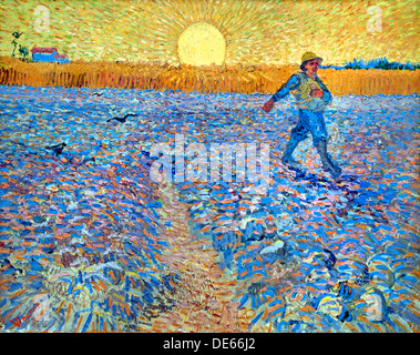The Sower Arles 1888 Vincent van Gogh 1853 - 1890  Dutch Netherlands Stock Photo