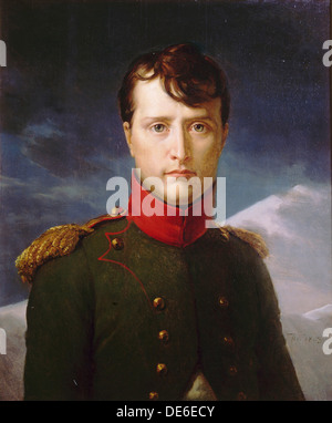 Portrait of Napoleon Bonaparte as First Consul, 1803. Artist: Gérard, François Pascal Simon (1770-1837) Stock Photo