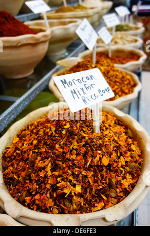 Moroccan Mix For Rice Soup Stock Photo