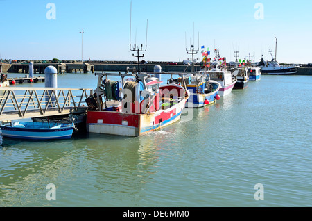 Fishing port, La Cotiniere  on ile Olereon, Charente Marime, France Stock Photo