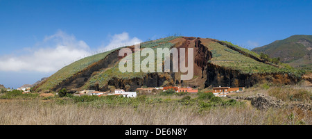 Cinder cone at El Palmar, Tenerife, Canary Islands. Stock Photo