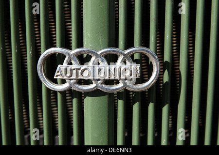 Pairs - root ganglia, Germany, logo of Auto Union on a grille Stock Photo