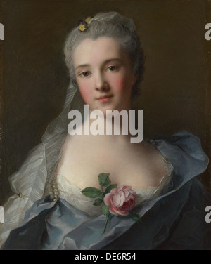 Portrait of Manon Balletti (1740–1776), 1757. Artist: Nattier, Jean-Marc (1685-1766) Stock Photo