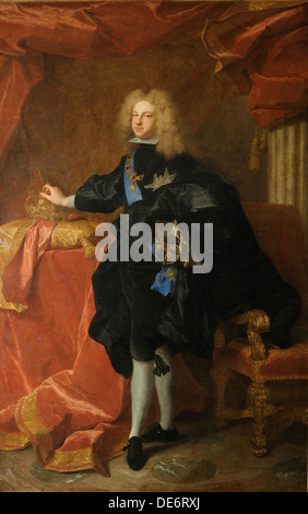 Philip V, King of Spain (1683-1746), 1701. Artist: Rigaud, Hyacinthe François Honoré (1659-1743)
